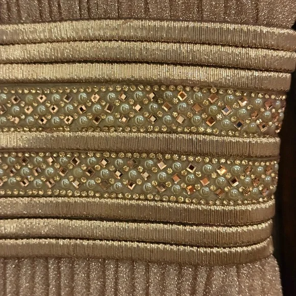 Mac Duggal Elegant Blush Pink Midi Dress ,size 4, New with tags - Picture 4 of 8